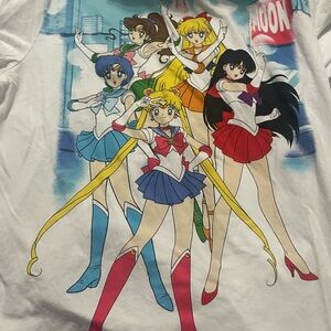 Sailor Moon Graphic Tee - White